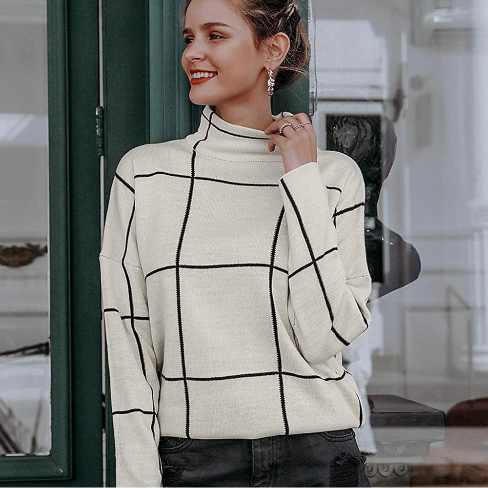 Grid Sweater